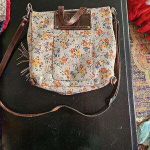 Patricia Nash Floral convertable Crossbody Bag/ backpack